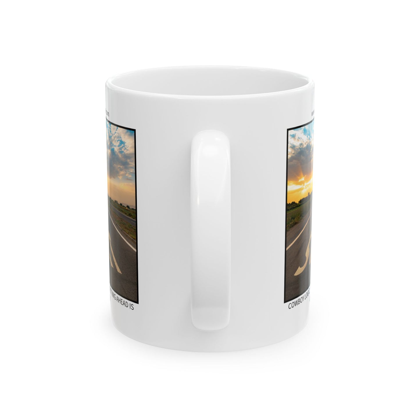 Ceramic Mug - Cowboy Logic: “The secret to getting ahead is getting started.”