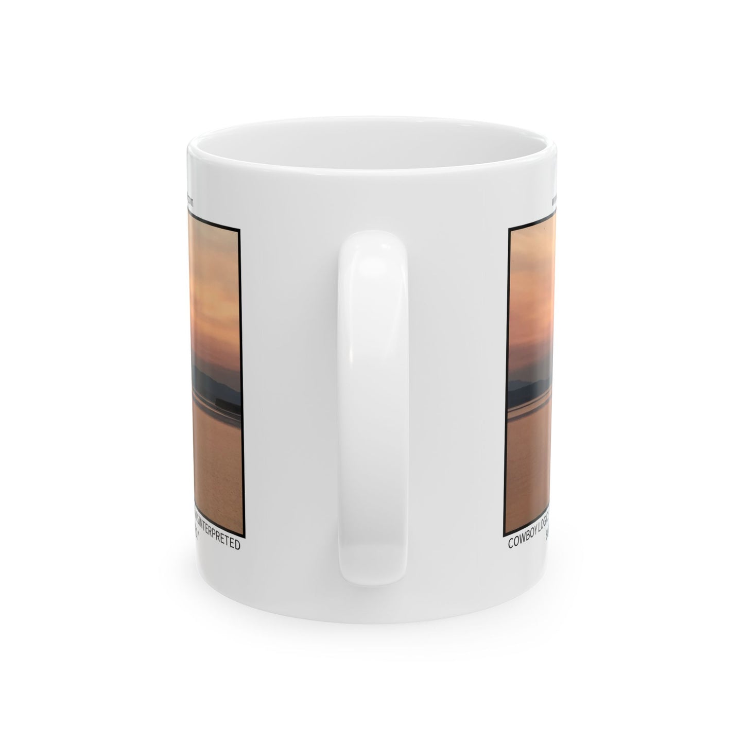 Ceramic Mug - Cowboy Logic: “Silence is often misinterpreted but never misquoted.”